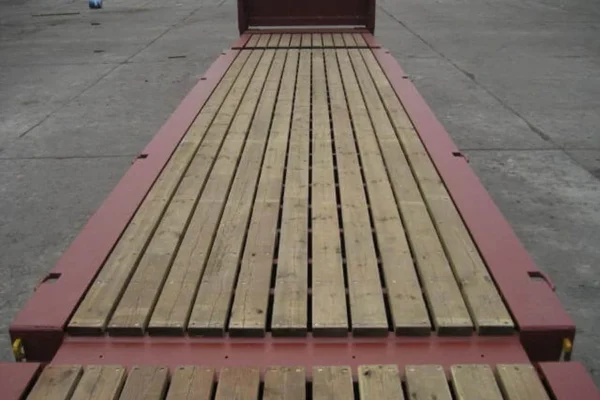 40FT Used Flat Rack Shipping Container - Image 3
